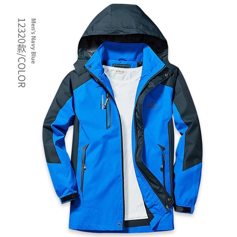 Damen Herren Outdoor Sport Kapuzenjacke Winddicht Wasserdicht Regenmantel Jacke Einlagig Dünn Angeljacke Outdoor Bergbekleidung