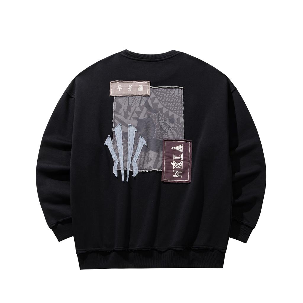 Anta Autumn Kyrie Basketball Series Casual Versatile Crewneck Sweatshirt Unisex Sweatshirt 972611708-4