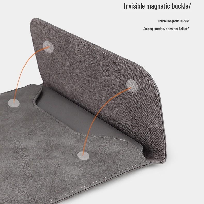 MacBook & Huawei Laptop Protector: 13-15.6 Inch Lambskin Pattern Sleeve