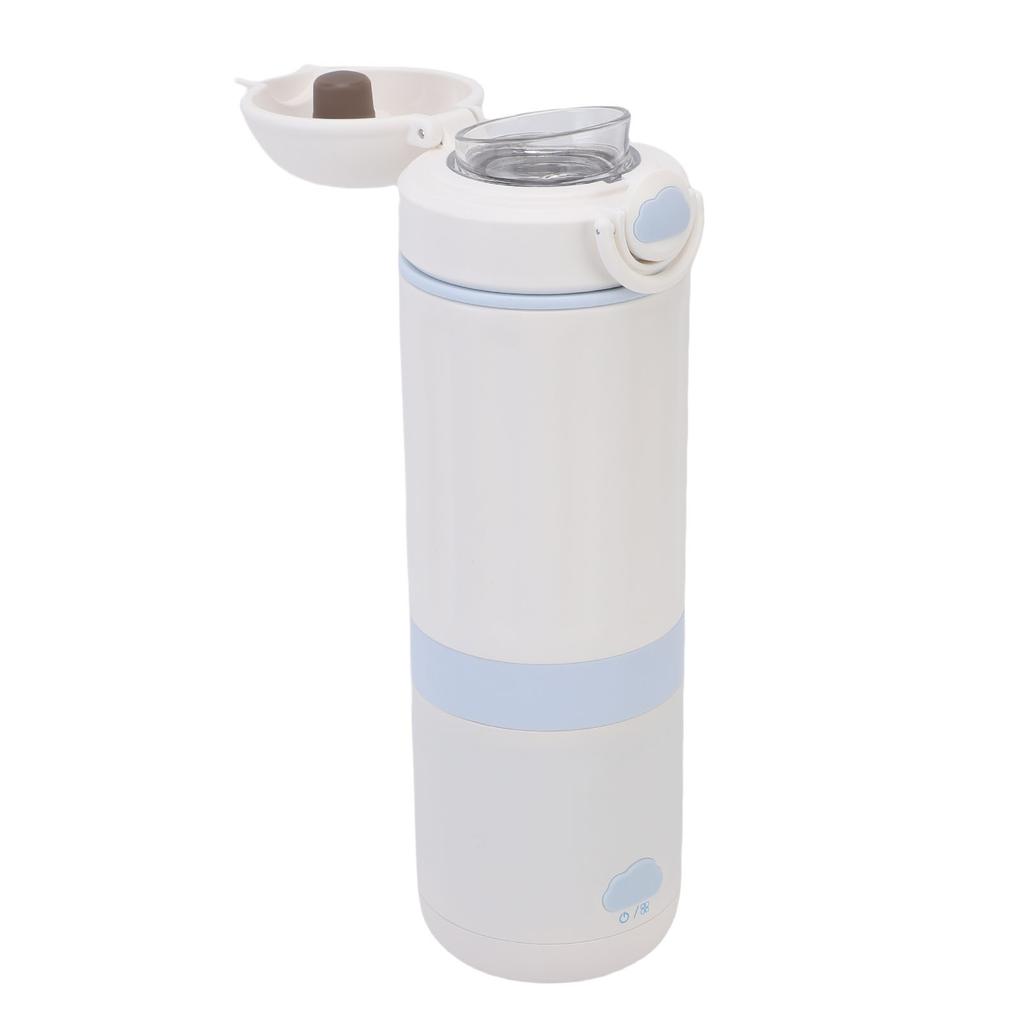 Reise-Wasserkocher Wiederaufladbar Tragbar 316 Edelstahl Auto-Heizbecher 500ML Schnellkochende Wasserflasche