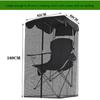 Outdoor Swing Mosquito Net - Sunshade Gauze for Patio/Garden/Fishing Fits Rocking Chairs Simple Installation & Travel-Friendly
