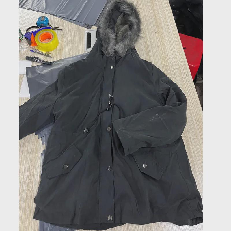 European and American Slim Fit Hooded Cotton Jacket - Women’s Warm Zipper Coat Hot Sale