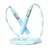 280CM Kids Skipping Rope Segmented Soft Bead Adjustable Signable Non-slip Handle Tangle-Free Physical Testing Training Students Jump Rope