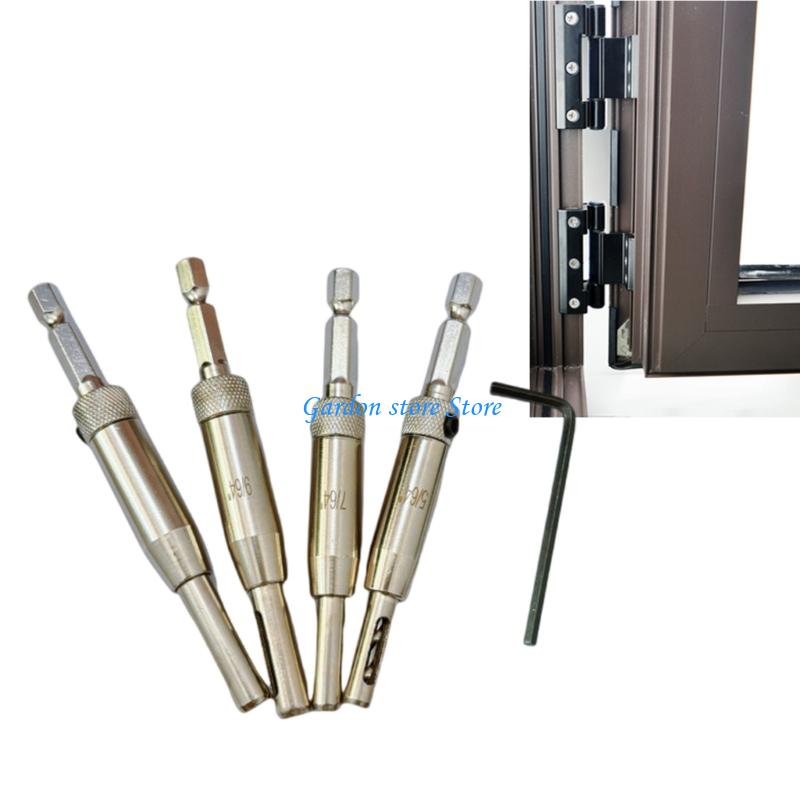 B0KB Professional Drill Bit For 9-10cm Hinge Mounting Woodworking Tool Easy Operation Centering Hinge Drill Bit