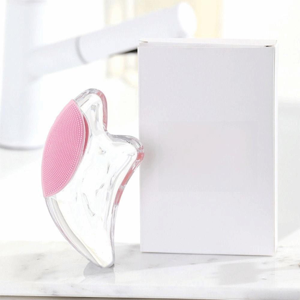 Wrinkle Removal Facial Massage Scraper Transparent Resin Facial Guasha Massager  Skin Care