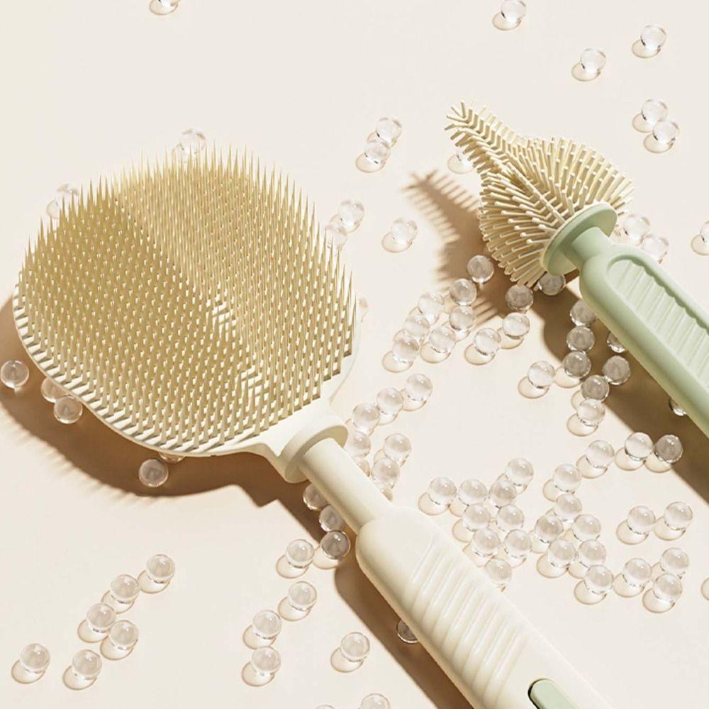 

Щетка-соломинка с мягкой головкой, щетка для бутылочек без слепой стороны, инструмент для чистки чашек, щетка для чистки детских бутылочек