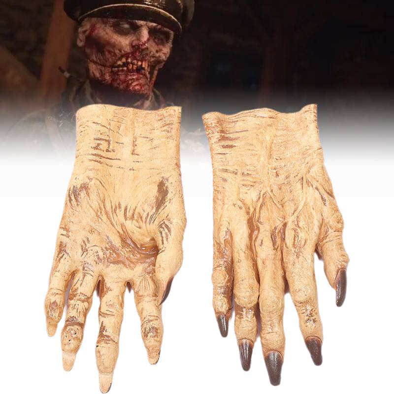 Zombie Halloween Werewolf Alien Cosplay Blood Glove Pvc Material Party Props