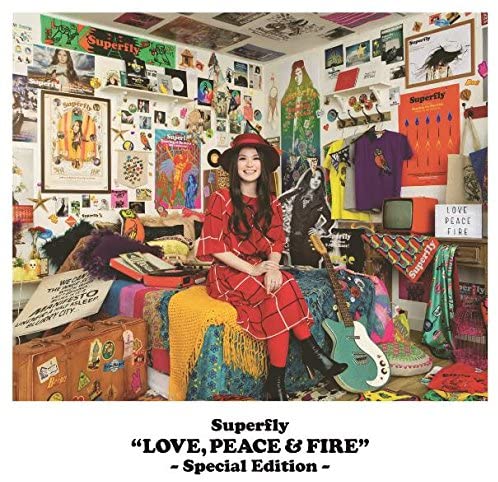 

CD SUPERFLY LOVE PEACE FIRE Special Edition WPCL12828 WARNER MUSIC J 2017 Japan ObiJapanese PopRock Used