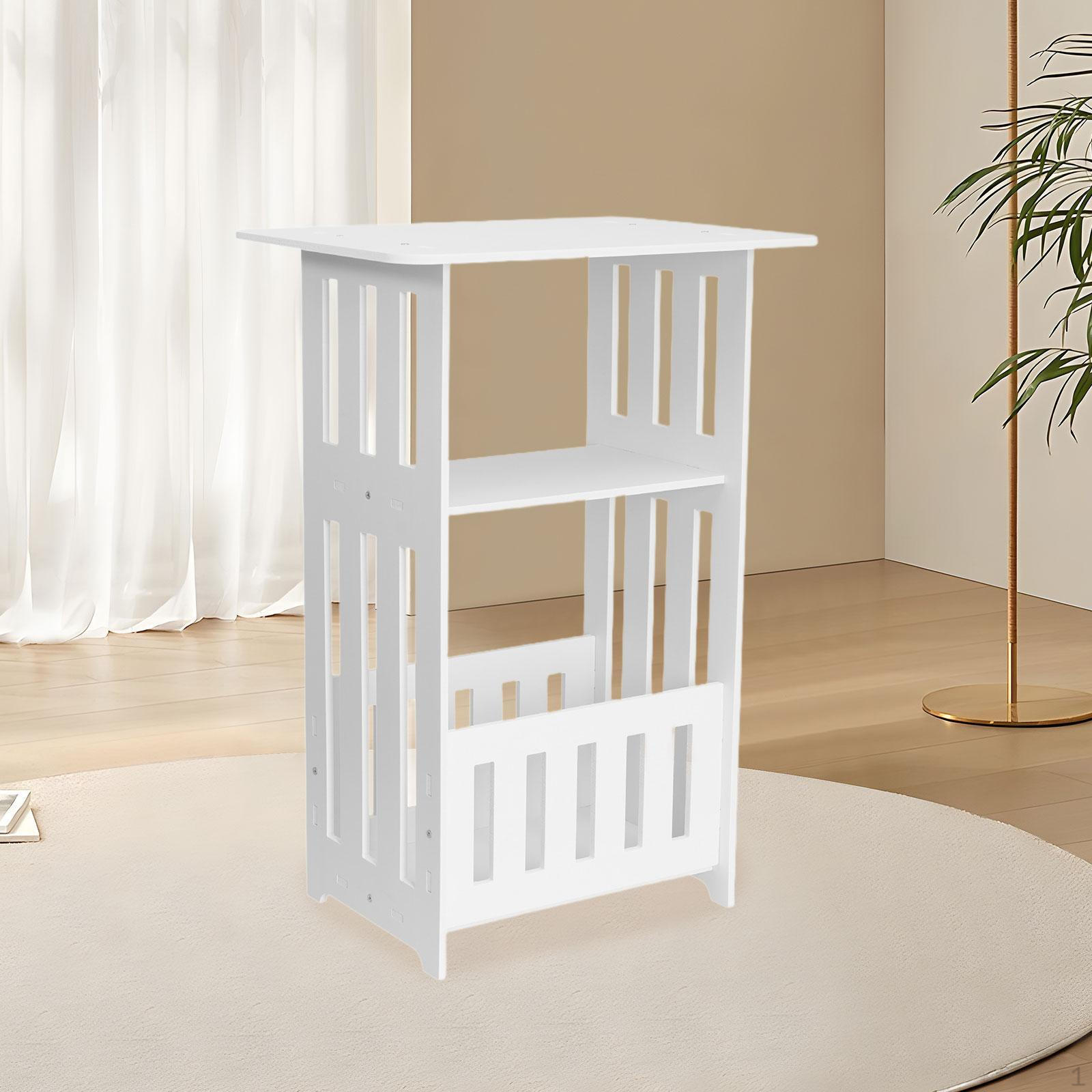 

2-х уровневый столик для хранения вещей прикроватный органайзер для офиса общежития диван кафе height 60cm