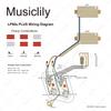 Musiclily Pro Lp Standard Modern 60s Plus Treble Bleed Diy Wiring Kit Nickel Sw1