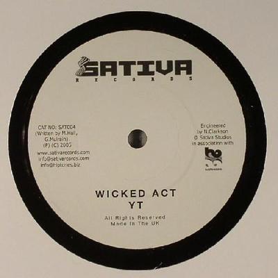 7inch Record YT  Wicked Act SAT004 Sativa Records 2005 UK Reggae Ska  Dub Used