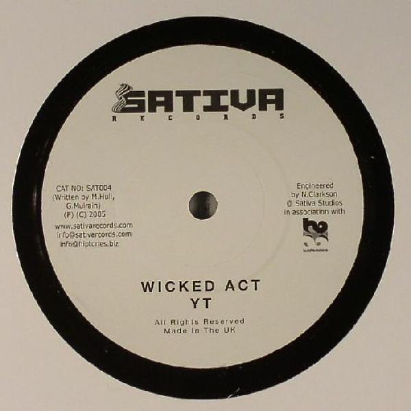 

7-дюймовая пластинка YT Wicked Act SAT004 Sativa Records 2005 UK Регги Ска Даб Б/у