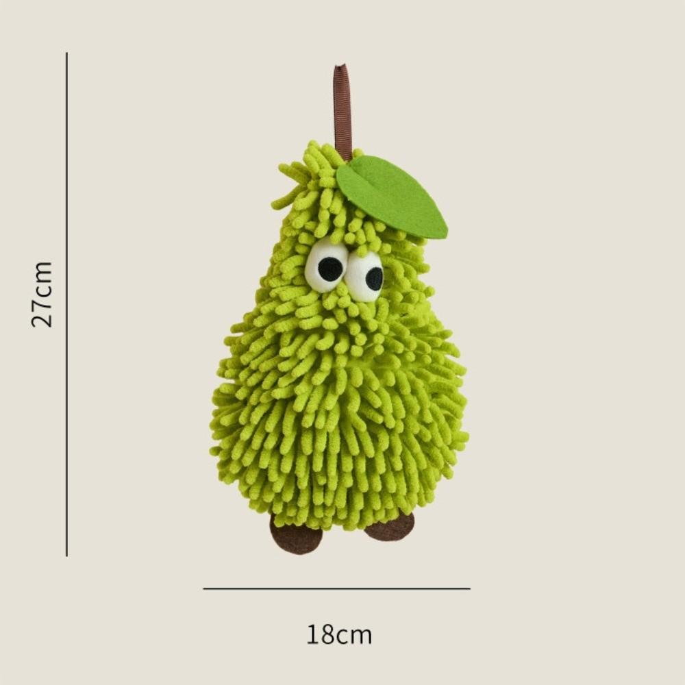 

Quick Dry Wipe Hand Towel Absorbent Wipe Handball New Fuzzy Ball Hand Towels Pear