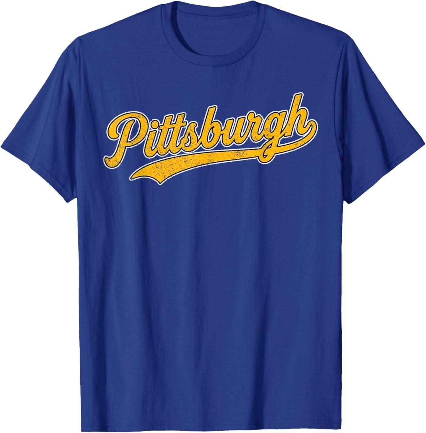 Retro Pittsburgh Throwback Classic Pittsburgh T-Shirt S разноцветный