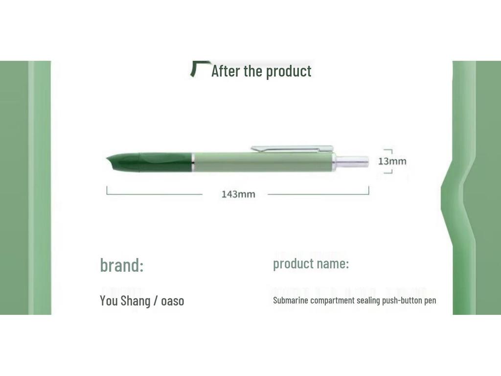 You Shang K016 Press-Activated Fountain Pen: Sealed, Automatic Design for Third Grade Students' Character Practice