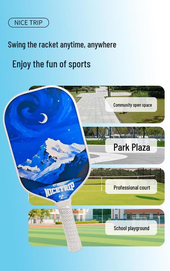 Professionelles Fiberglas-Pickleball-Schlägerset für Kinder und Erwachsene