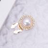 Crystal Pearl Button Covers Detachable Clip-On Shirt Coat Decorative Buttons Sewing Button for DIY Blouses Clothing Women Men