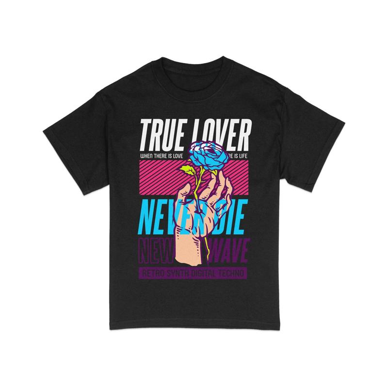 Retro Synthwave New Wave T Shirt Neon Aesthetic 80S Music Lover Bold Colorful Apparel