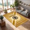 Tappeto in Velluto di Cristallo Boston Bruins Morbido Anti?Tappetino Antiscivolo Comodo per Casa Soggiorno Camera da Letto Tappeto Decorativo