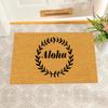 Aloha Doormat Non Slip Rubber Backing Outdoor Entrance Floor Mat Decorative Rugs Welcome Mat Entryway