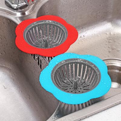 Filter Kitchen Sink Floor Drain Toilet Sink Clogging Filter Flower-type Floor Drain