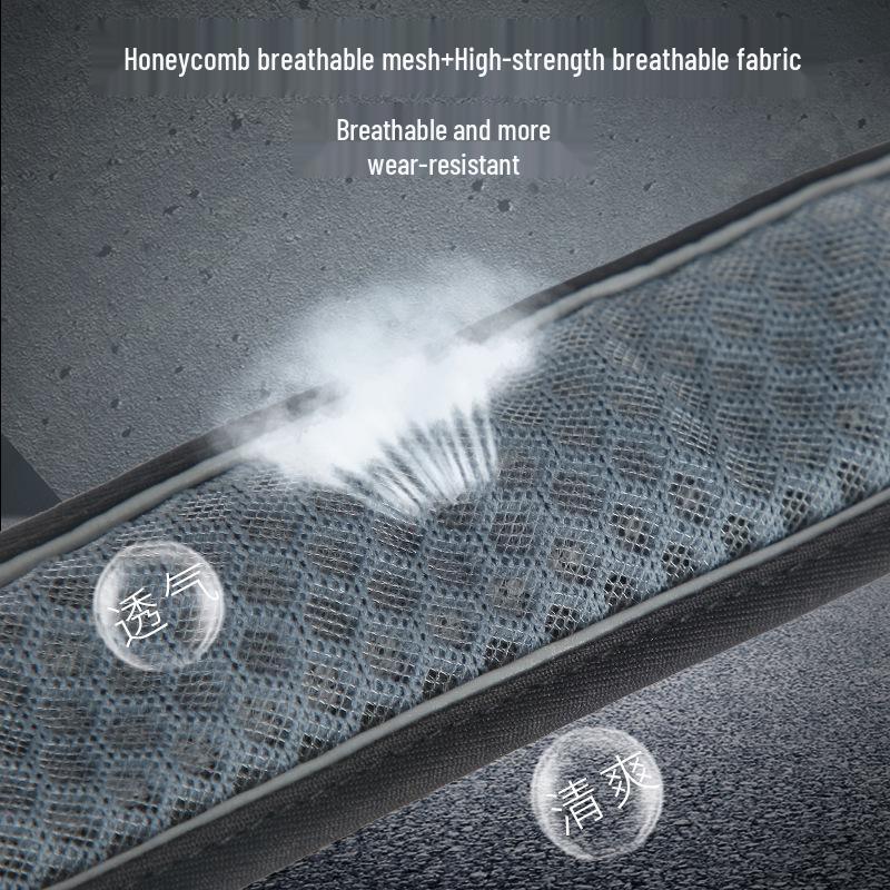 Regulowana, odblaskowa, oddychająca obroża spacerowa dla psa z siatki o strukturze plastra miodu