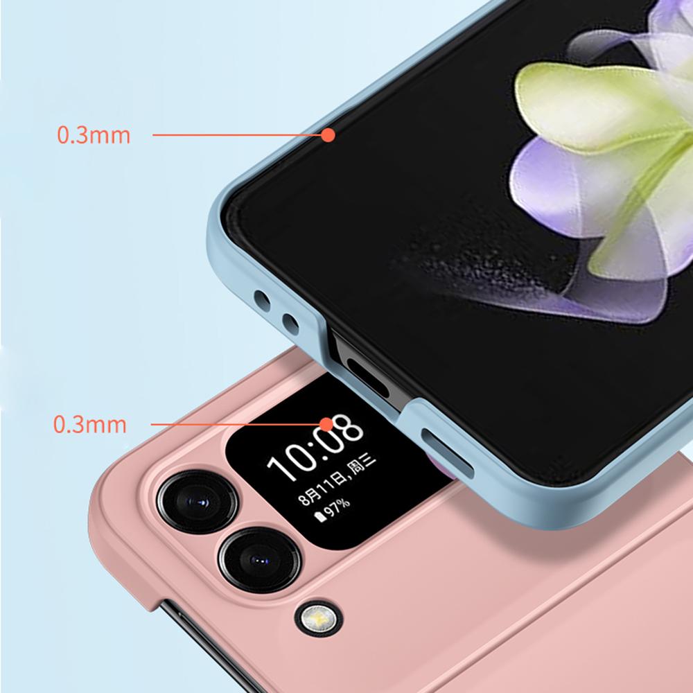 Cell Phone Cover for Samsung Galaxy Z Flip3 5G,Skin-touch Rugged Hard PC Phone Case
