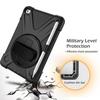 Mini4/mini5 Tablet Protective Cover with Hand Strap, Rotating Bracket, Shoulder Strap; 3-Layer Anti-Fall Shell