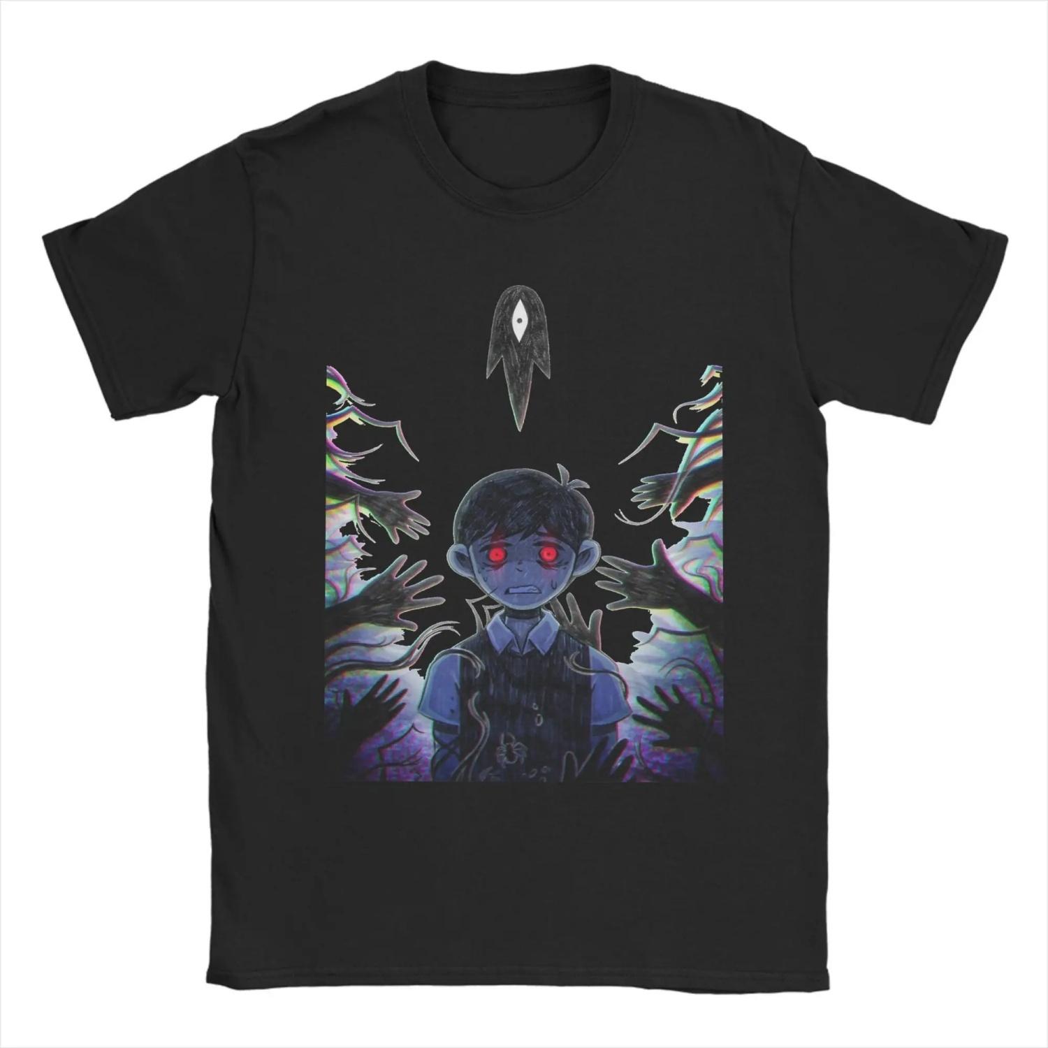 

Omori Game Funny Tshirts Cotton Top Tee Fashion Round Neck Short Sleeve S чёрный