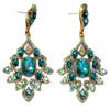 Middle Aged Vintage Palace Style Studded Earrings Heavy-duty Western With A High-end Temperament