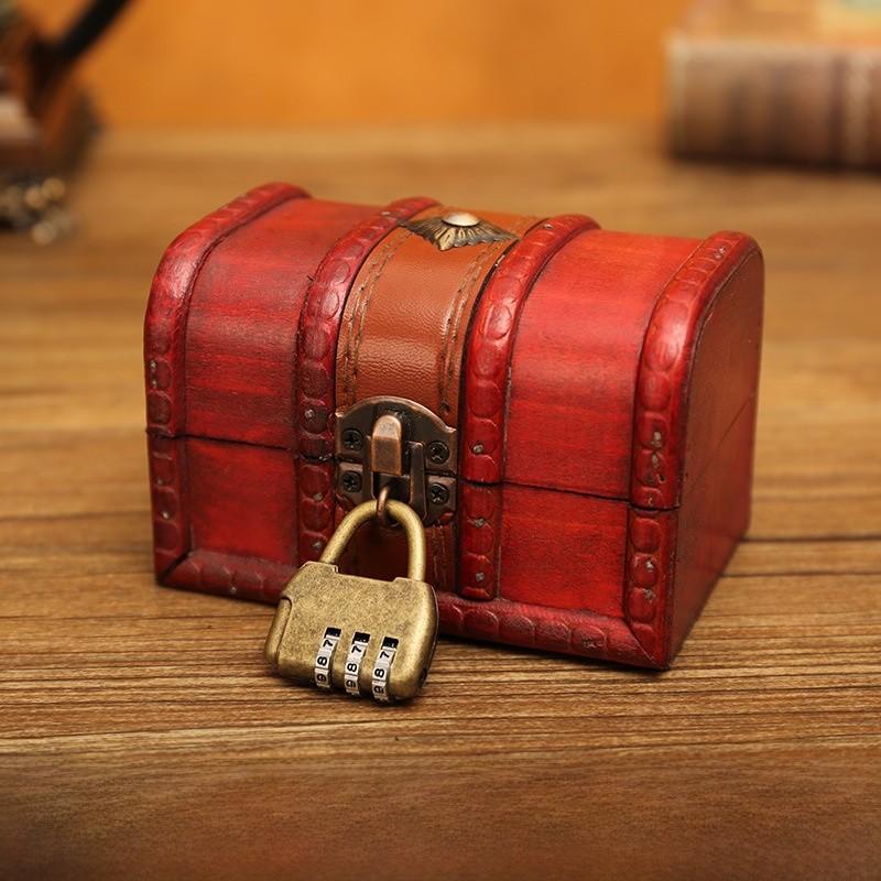 Modern Organizer Wooden Storage Box For Cosmetics Living Room Gift Decoration