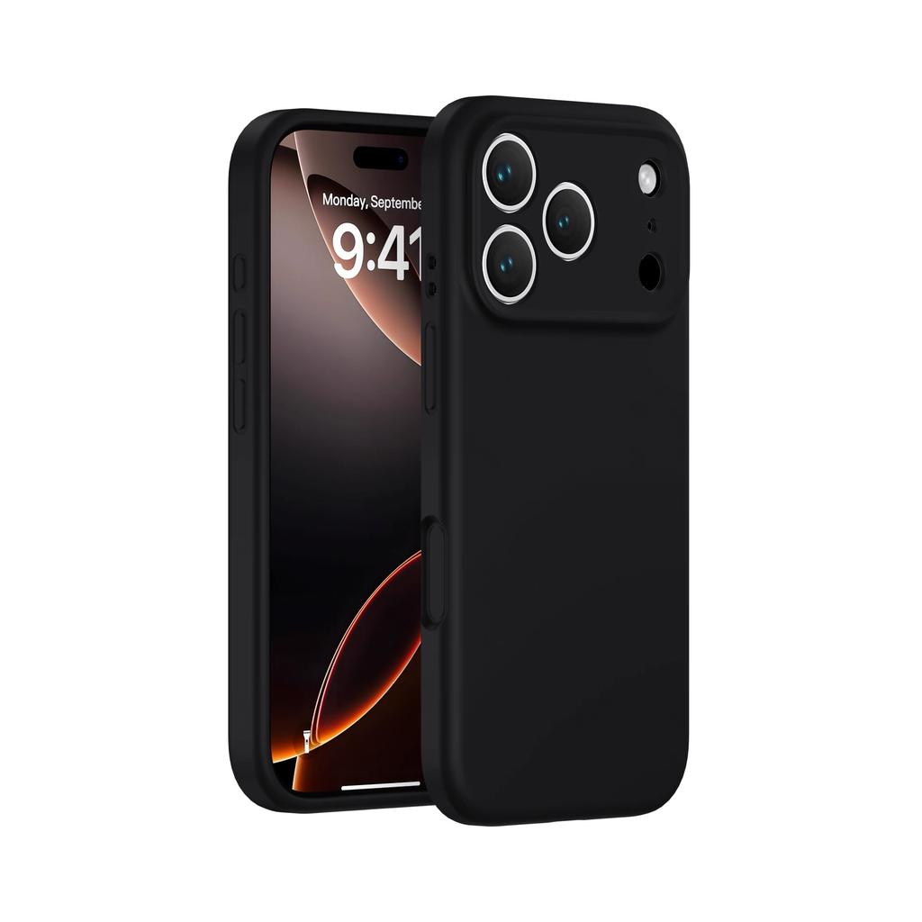Luxury Case For iPhone 17 Pro Cover iPhone 17 16 15 Pro Max Funda Coque Liquid Silicone Camera Protector Soft TPU Phone Bumper