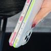 Pro iPhone 16 Pro Max Pouzdro Kamínková Dekorace Třpytivé TPU Ochrana proti Pádu Kryt na Telefon s Nastavitelným Poutkem na Zápěstí