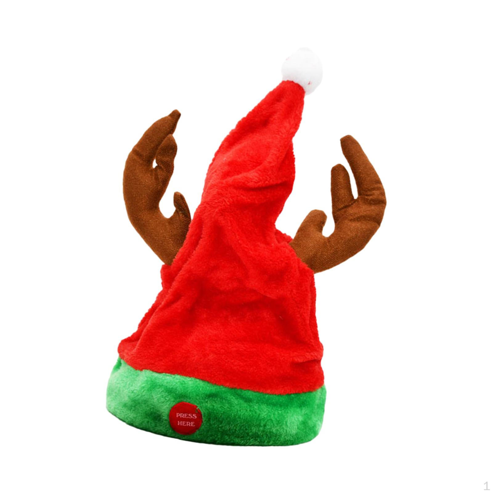 

Рождество Движущаяся шапка Санты Электрическое Рождество Style C