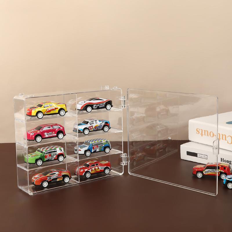 

1Pcs Car Model Dust-Proof Display Stand Transparent Toy Car Placement Box Compact Car Model Storage Display Box