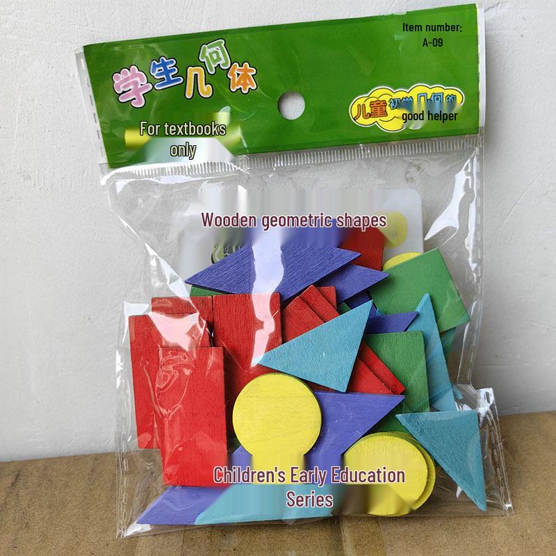 

Деревянный набор геометрических фигур для программы начальной математики