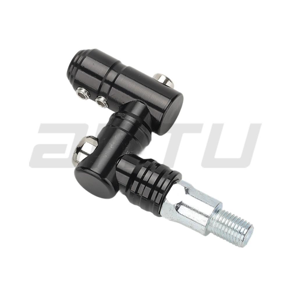 Motorcycle Modification Accessories Rearview Mirror Code Screw  Fixed Aluminum Alloy Extended чёрный