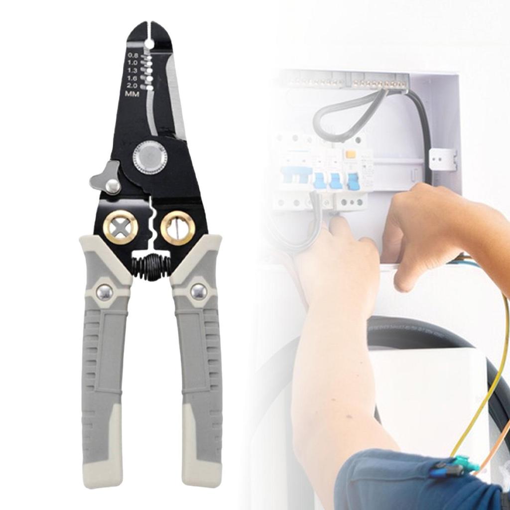 Elektrikářské kleště s funkcí stříhání a odizolování vodičů