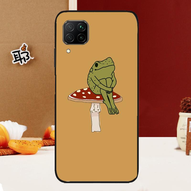 Mushroom Frog For Huawei Nova Y91 Y61 Y60 Y70 Y72 Y73 Y90 12i 11i 3i 7i 8i 9 10 SE P20 P40 P30 Lite Case