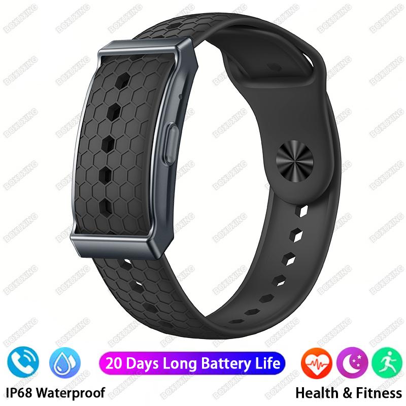 New No Screen Smart Watch Men Woman Sports Outdoors Fitness Heart Rate Monitor IP68 Waterproof Call Reminder Smart Wristband