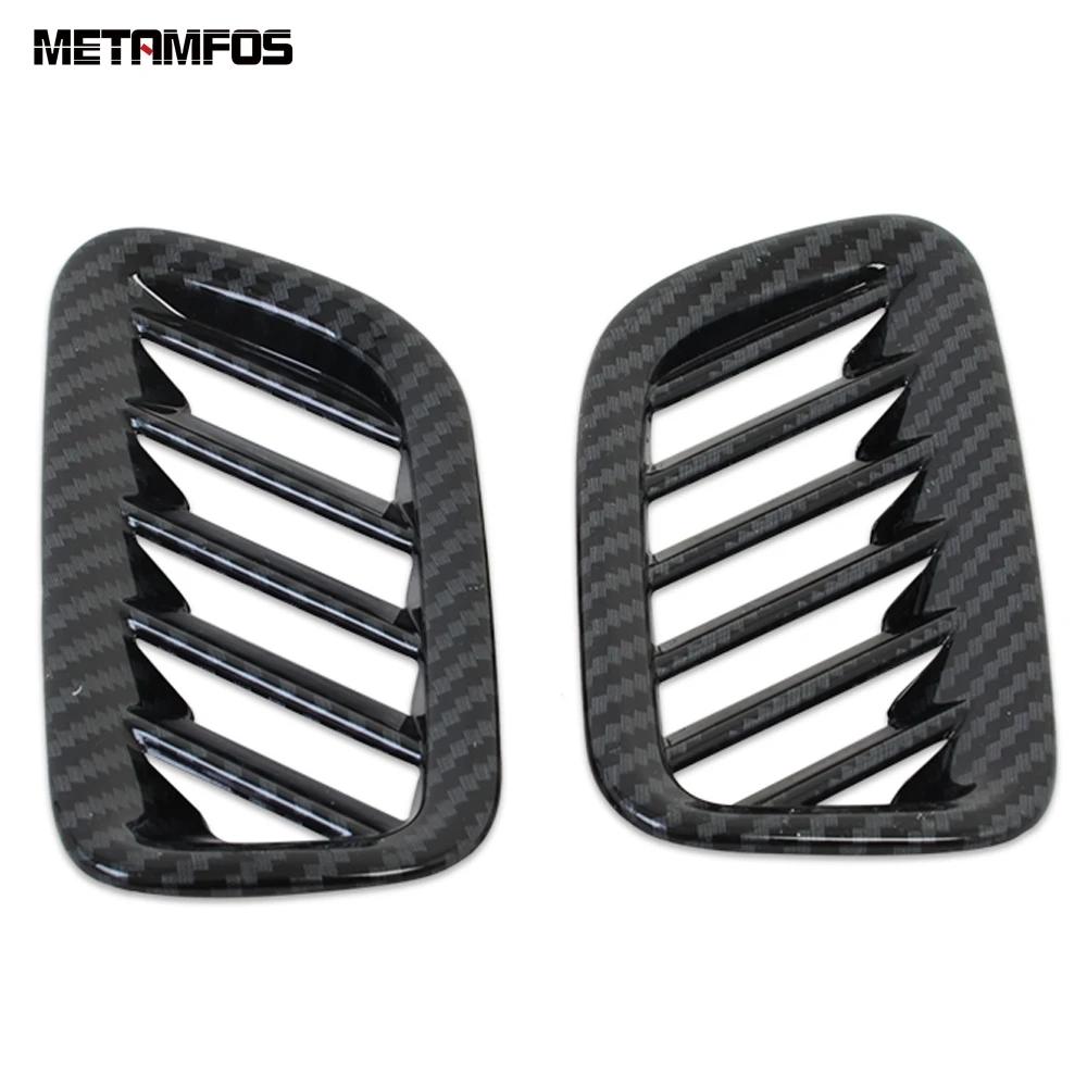 Front Upper Air Condition Vent Outlet Cover Trim For Hyundai Palisade - 2024 Carbon Fiber Inner Accessories Car Styling Carbon Fiber Plastic