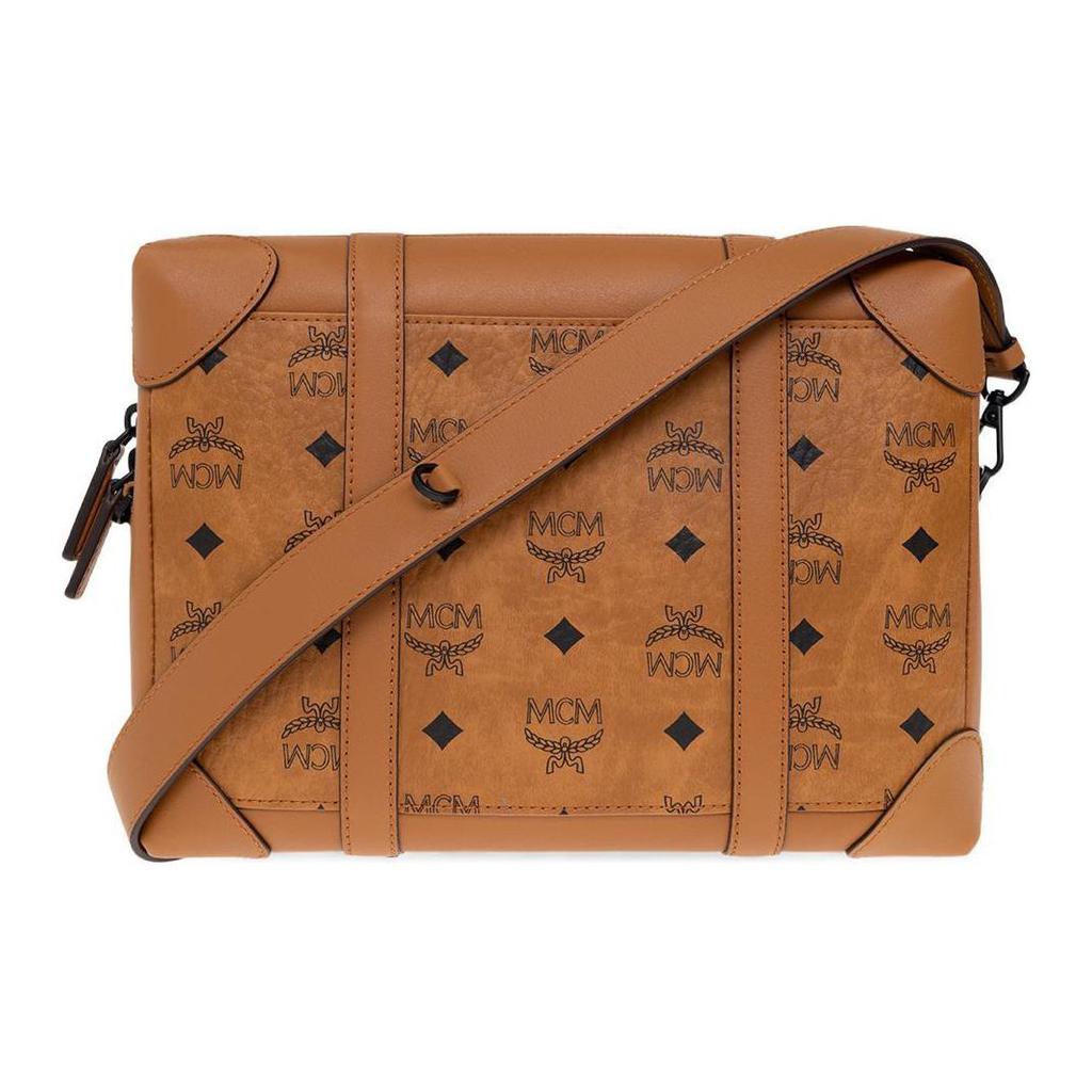 New MCM Klassik Visetos Crossbody Bags MMRDSKK01CO001