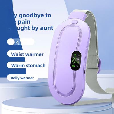 New Heating Palace Warming Treasure Massage Palace Warming Belt Intelligent Vibration Hot Compress Waist Belt Palace Cold Dysmenorrhea Relief Artifact