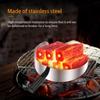 Handheld Kebab Doner Shove Rotisserie Catch Pan Meat Catcher Stainless Steel Rotisserie Meat Shovel Non-Stick Pans for Barbecue