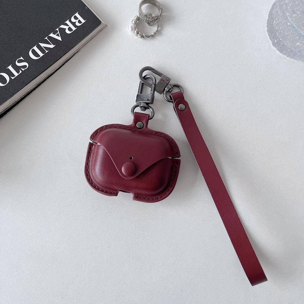 Neue Apple AirPods Ohrhörerhülle Styling öliges Leder Handseil Apple Ohrhörerhülle Retro handgefertigtes Hautgefühl Öl
