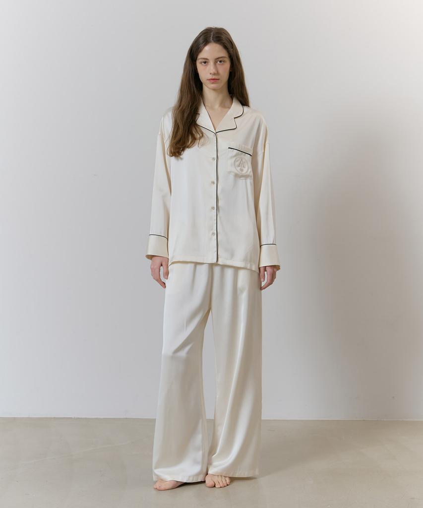 Atempo Classic Round Pajama Set_Royal Ivory