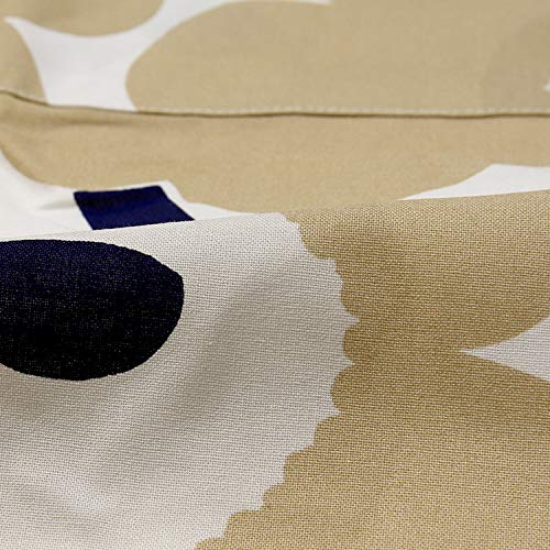 Marimekko Pieni Unikko Apron, Off-White, Beige, and Dark Blue, 069907, Size 185, 83.5cm [Parallel Import]