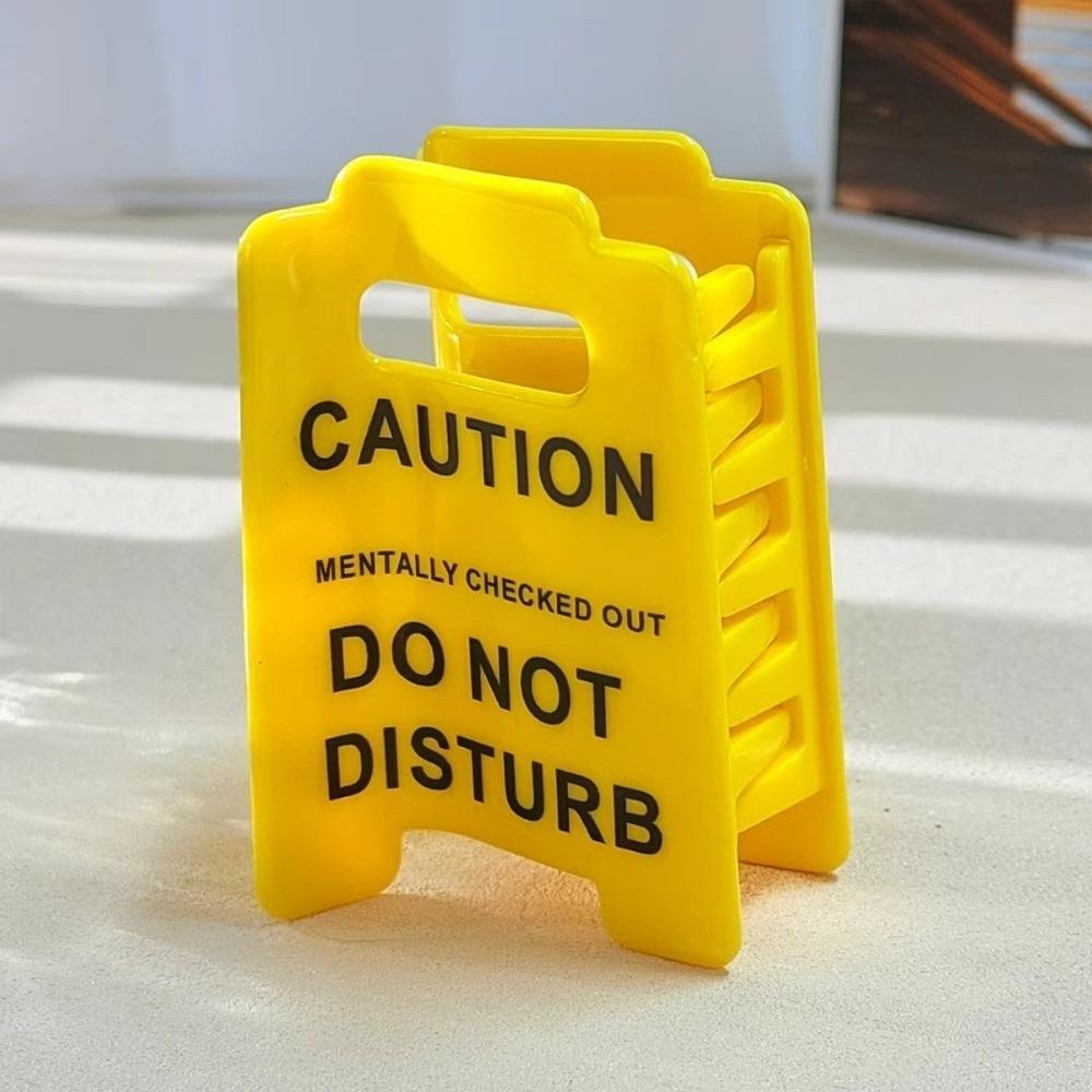 Metal Spring Warning Sign Hair Clip PVC Crab Hair Claw New Claw Hair Clip  For Women