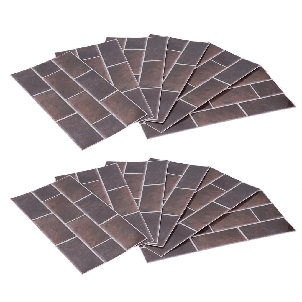 2 Seturi Autocolant Faianță Retro Clasic Autoadeziv Autocolant Impermeabil Decor de Perete Bucătărie Baie(FG01