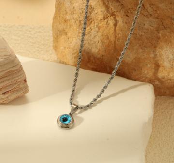 Luxus Goldfarbe Zirkon Blaues Böses Auge Armreif Armband Mode Glücksschmuck Damen Geschenk Verstellbar Handgefertigt